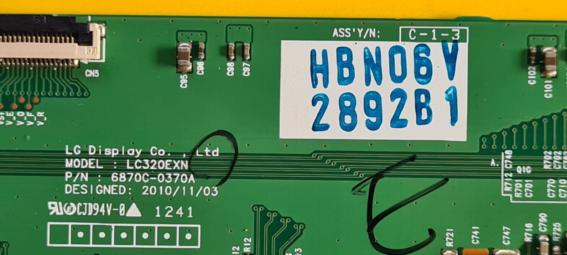 🎯 T-CON LG 32LN4900 : 32LN5120 : 32LS3150 : 32LV2130 : 32LS3400 🎯 6870C-0370A