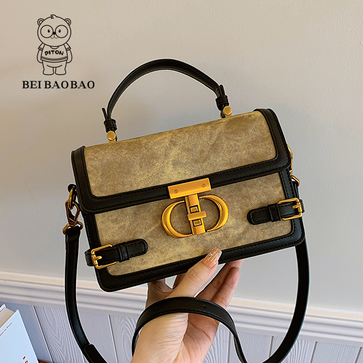 กระเป๋าผู้หญิงสวยๆ กระเป๋าสะพายข้างผู้หญิง กระเป๋าแบรนด์ BEAR BAG กระเป๋าหมีสุดคิ้ว!