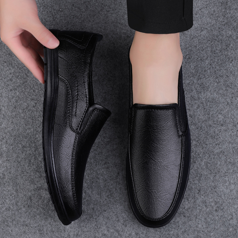 รองเท้าหนังผู้ชาย มีไซส์39-44 รองเท้าโลฟเฟอร์ชาย Slip-On Shoes มีขนาด39-44