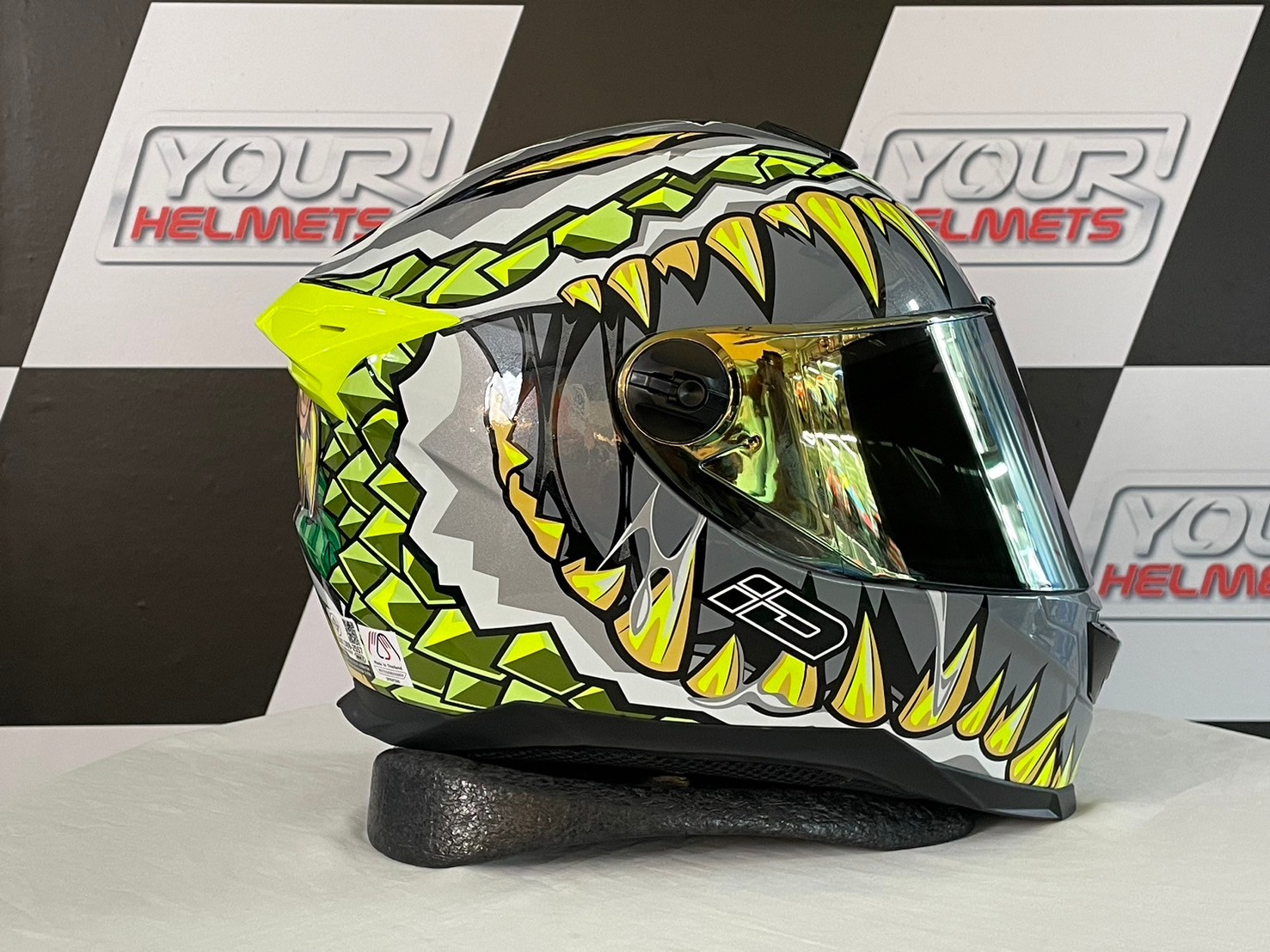 หมวกกันน็อค ID HELMETS รุ่น SPARTAN BT GLITTER GREY