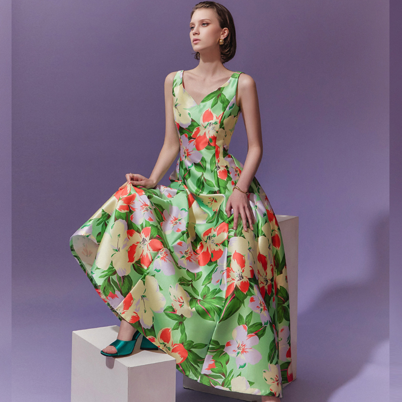 ชุดเดรสยาวสวยๆ ชุดเดรสยาวใส่สบาย ใส่ทำงาน มีขนาดS M L XL 2XL