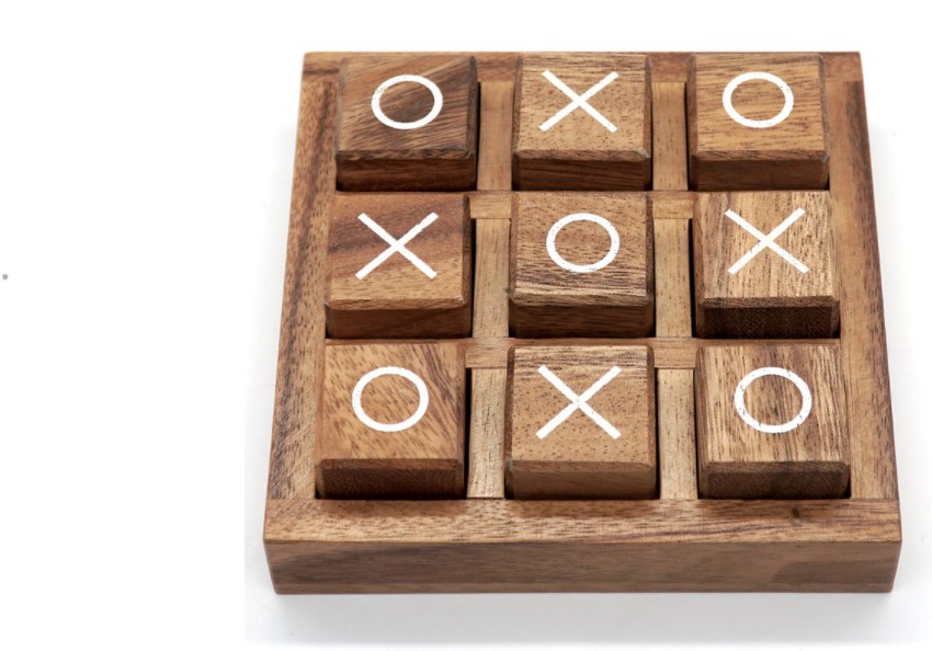 เกมส์กระดาน หรือ Board Game OX ของเล่นคลายเครียด เกมส์ไม้ฝึกทักษะ