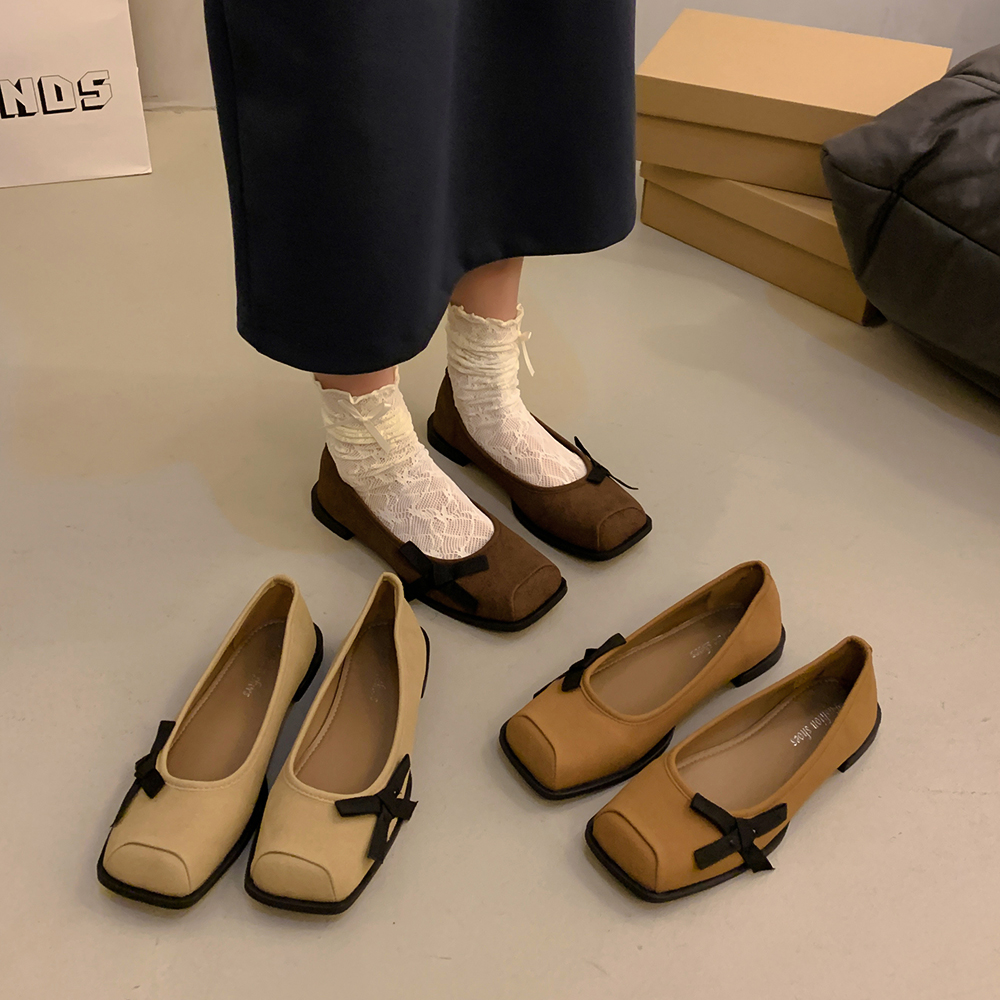 รองเท้าคัทชูผู้หญิงส้นเตี้ย ใส่สบาย มีขนาด35-40
