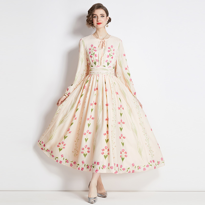 ชุดเดรสยาวสวยๆ ชุดเดรสยาวใส่สบาย ใส่ทำงาน มีขนาดS M L XL 2XL