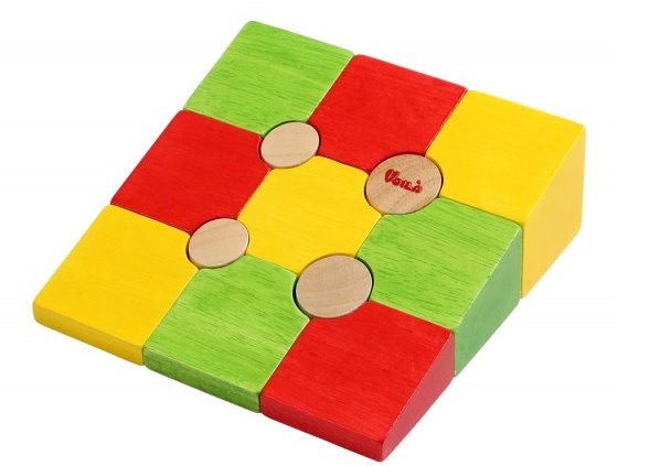 บล๊อคไม้หรรษา ของเล่นเพื่อการศึกษา ของเล่นพัฒนาสมอง จิิ๊กซอว์ไม้