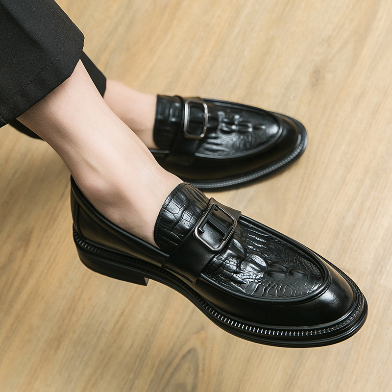 รองเท้าหนังผู้ชาย มีไซส์39-44 รองเท้าโลฟเฟอร์ชาย Slip-On Shoes มีขนาด39-44