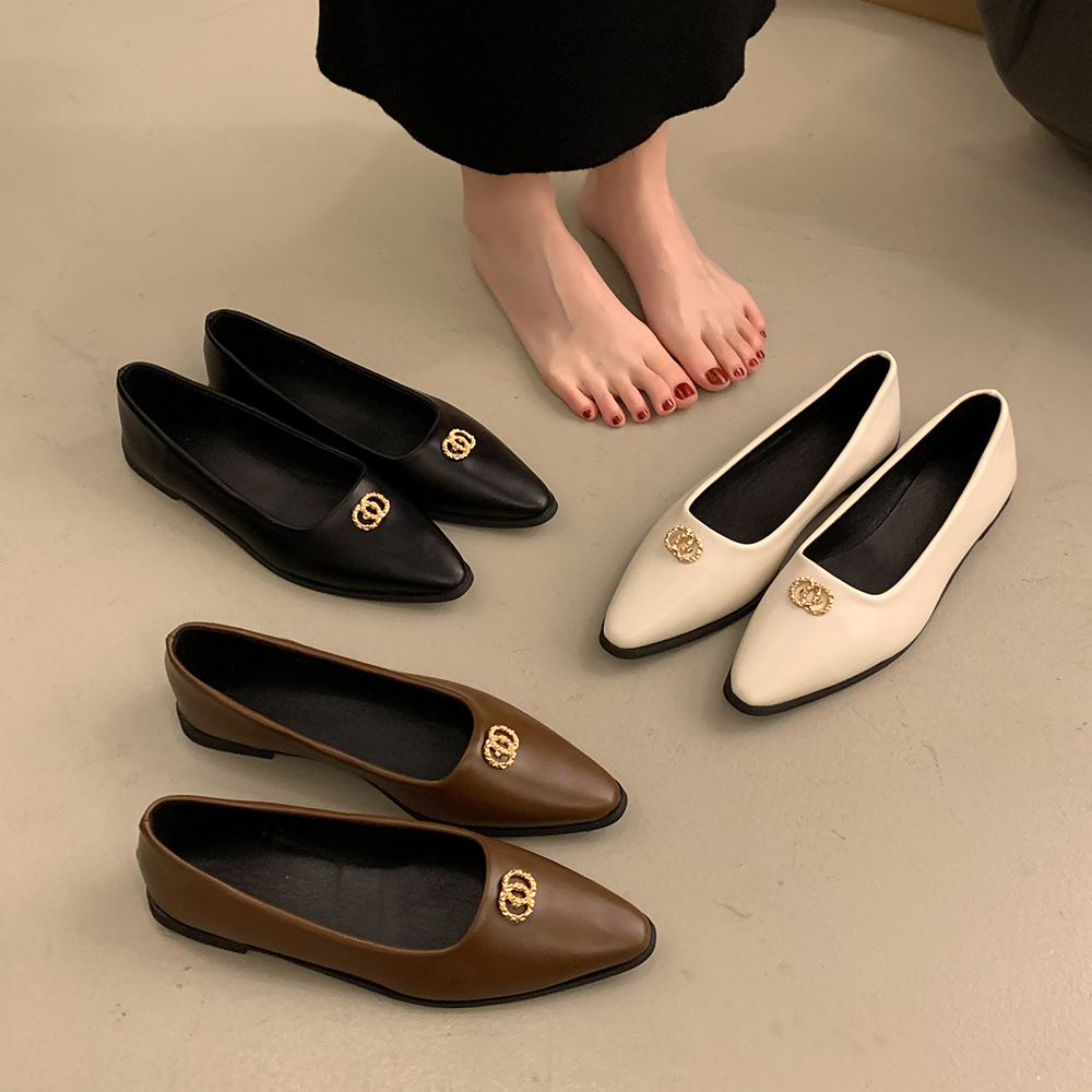 รองเท้าคัทชูผู้หญิงส้นเตี้ย ใส่สบาย มีขนาด35-40