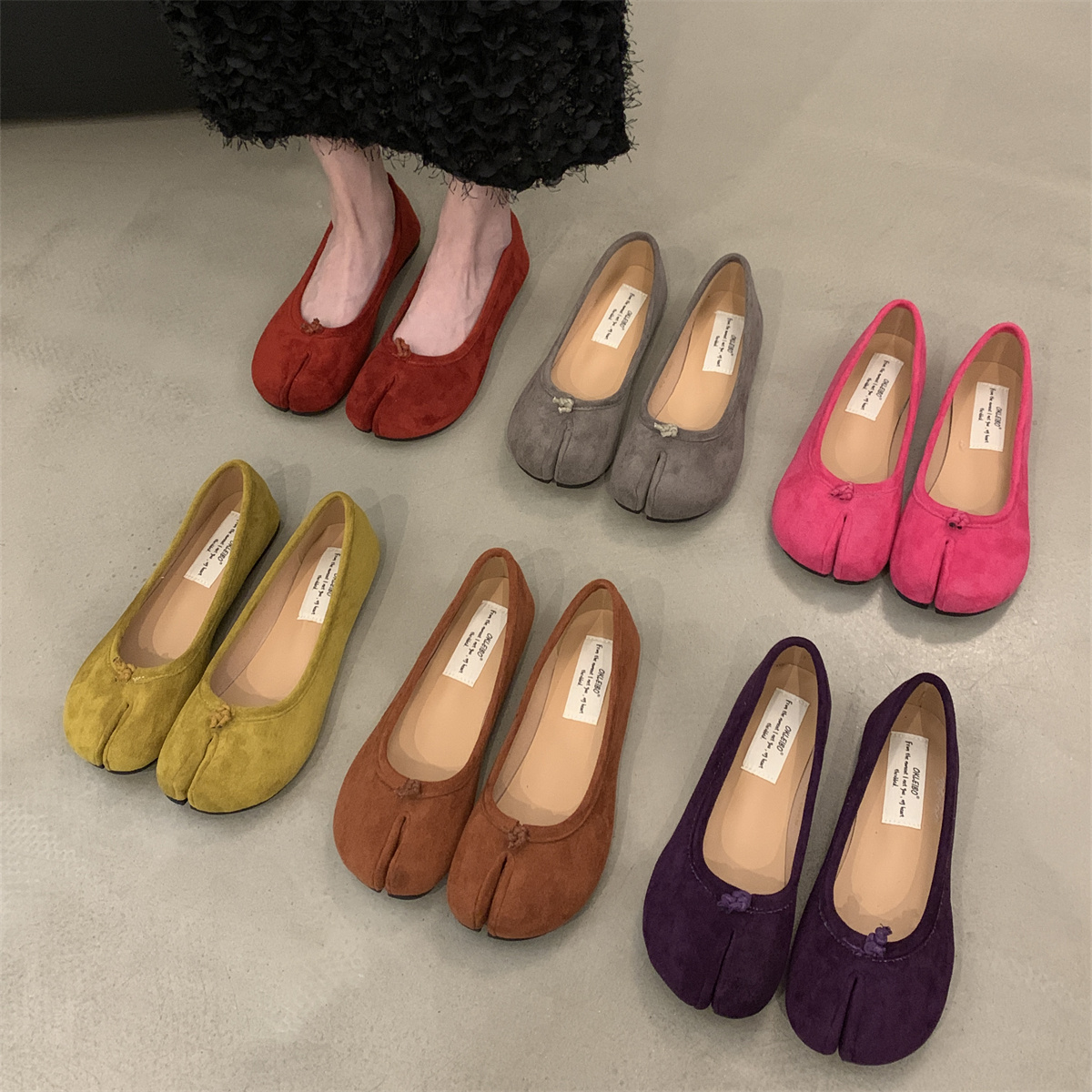 รองเท้าคัทชูผู้หญิงส้นเตี้ย ใส่สบาย มีขนาด35-43