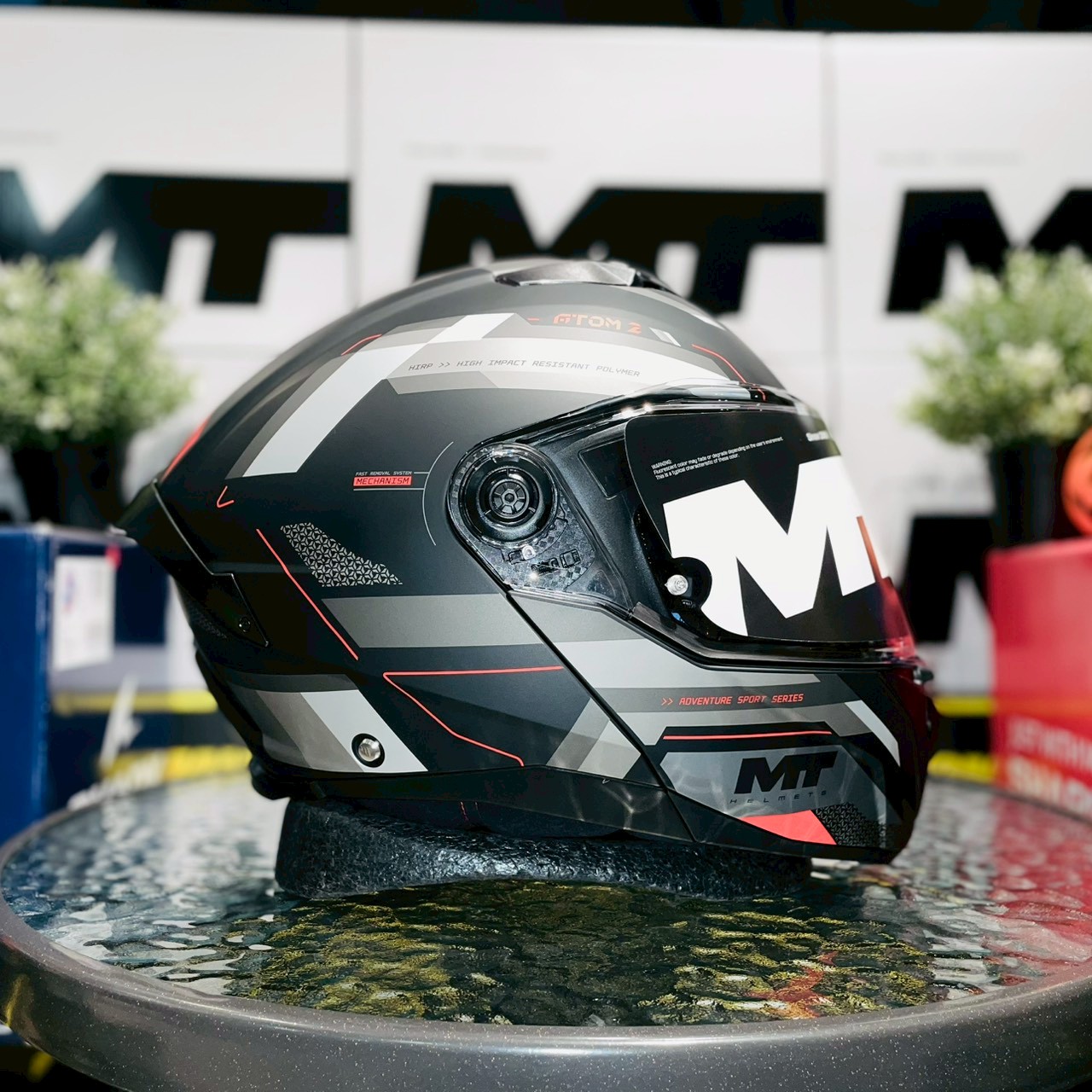 MT HELMETS - ATOM2 sv - Alkaline Gloss Blue สำเนา