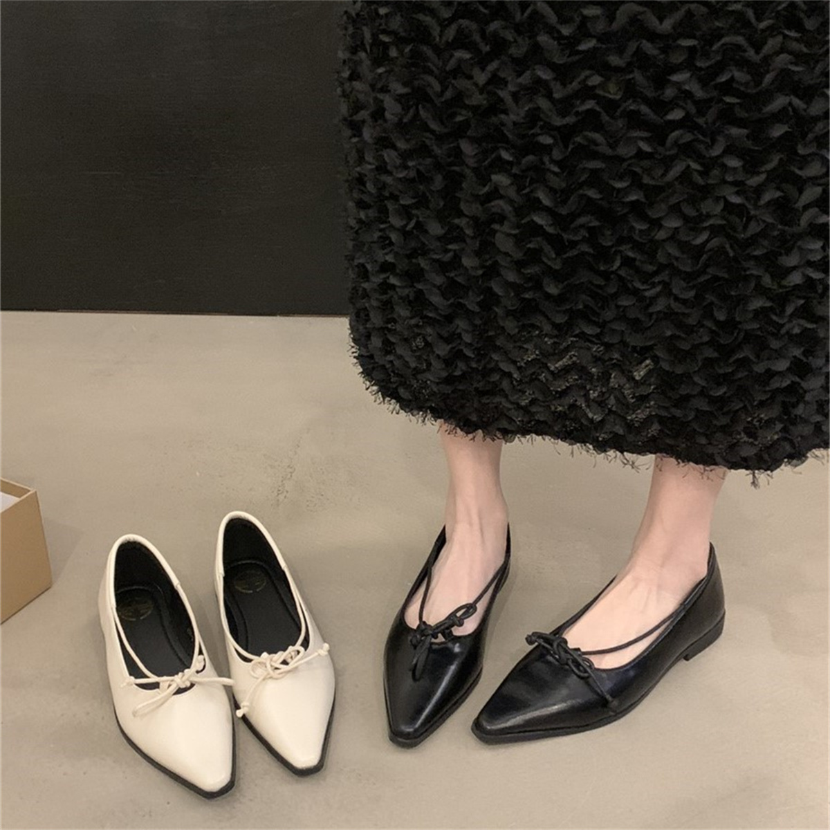 รองเท้าคัทชูผู้หญิงส้นเตี้ย ใส่สบาย มีขนาด35-43
