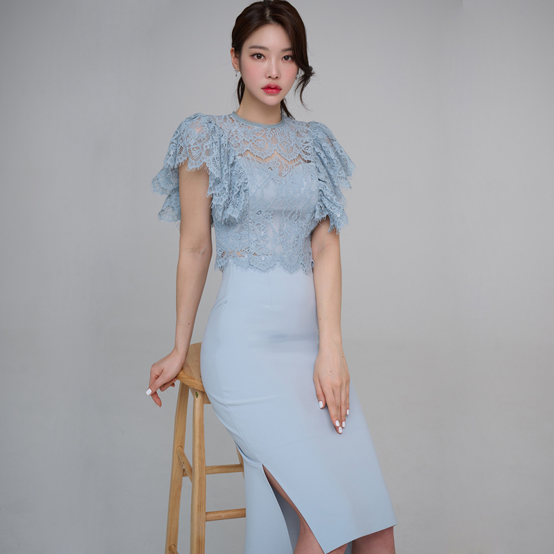 ชุดเดรสยาวสวยๆ ชุดเดรสยาวใส่สบาย ใส่ทำงาน มีขนาดS M L XL 2XL