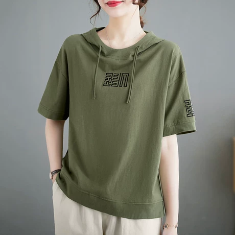 เสื้อยืดแขนยาว มีฮู้ด มีขนาด S M L XL สนใจทักแชท