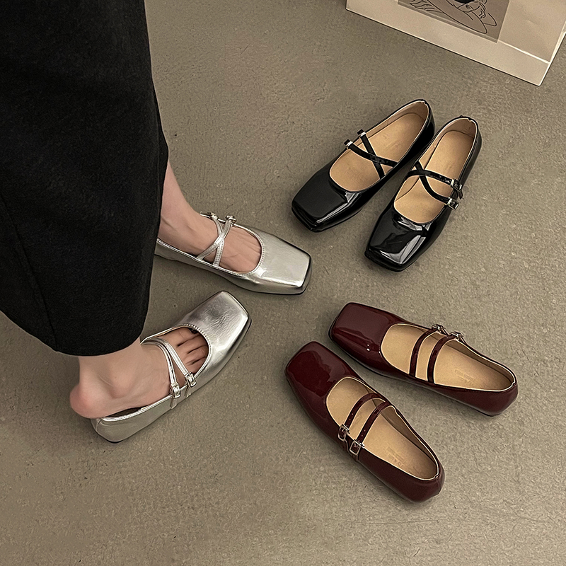 รองเท้าคัทชูผู้หญิงส้นเตี้ย ใส่สบาย มีขนาด35-40