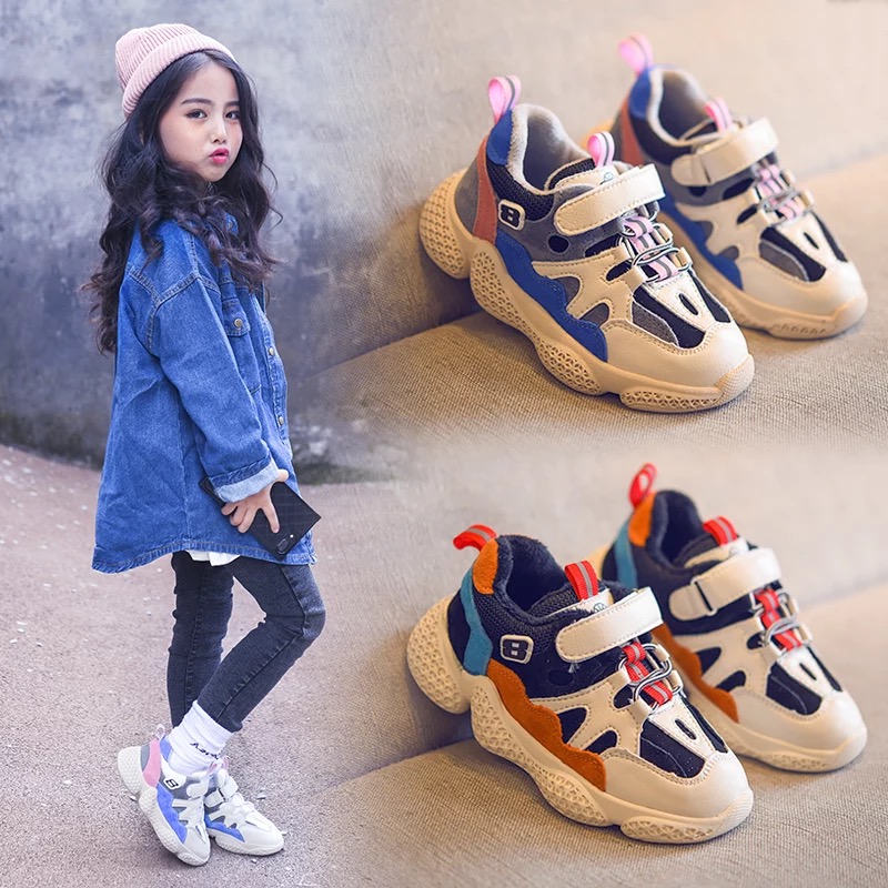 รองเท้าผ้าใบเด็ก Balenciaga two tone sneaker