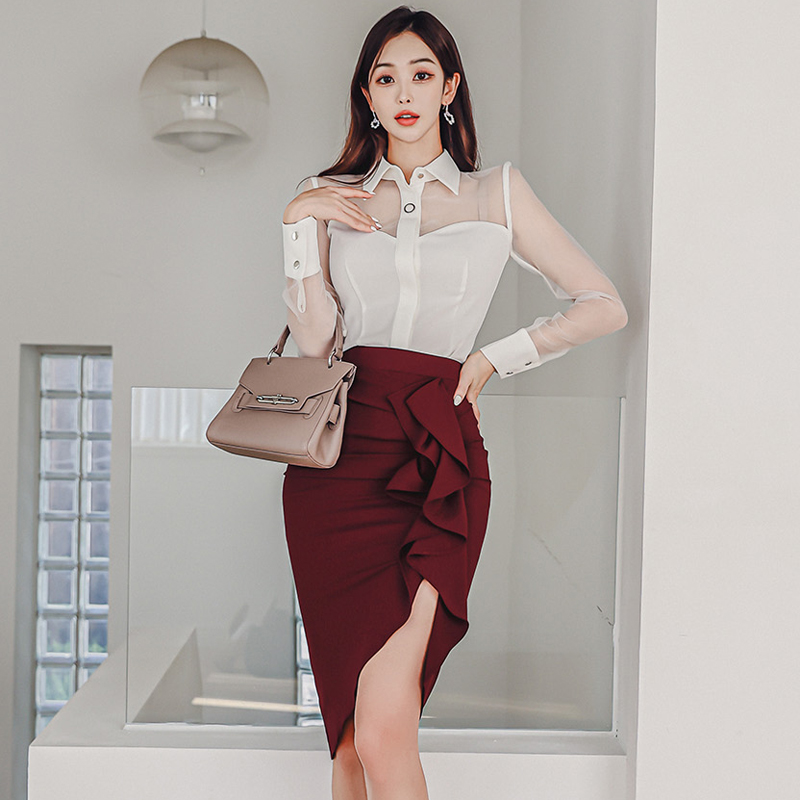 ชุดเดรสยาวสวยๆ ชุดเดรสยาวใส่สบาย ใส่ทำงาน มีขนาดS M L XL 2XL