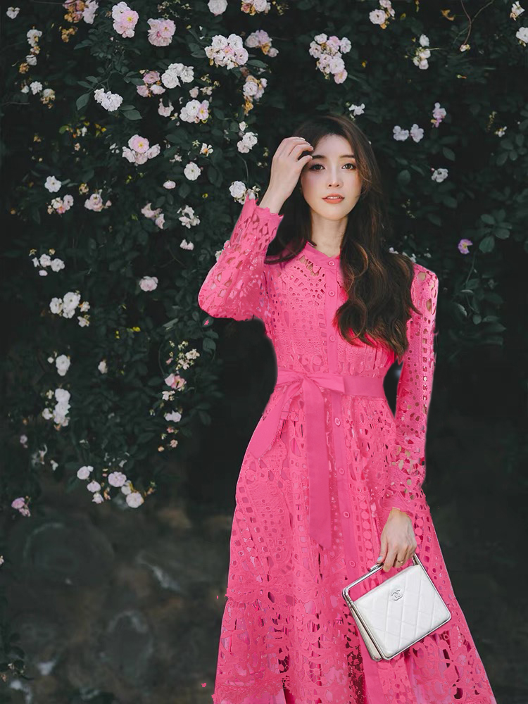 ชุดเดรสยาวสวยๆ ชุดเดรสยาวใส่สบาย ใส่ทำงาน มีขนาดS M L XL 2XL