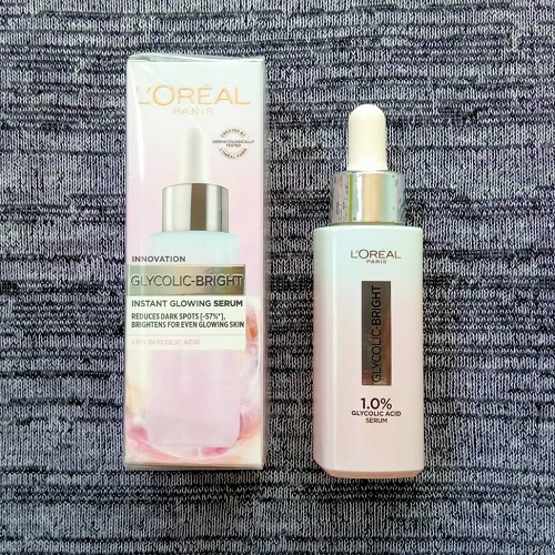ลอรีอัล ไกลโคลิค-ไบรท์ อินสแตนท์ โกลว์อิ้ง เซรั่ม L'oreal Glycolic-Bright Instant Glowing Serum 30 มล.