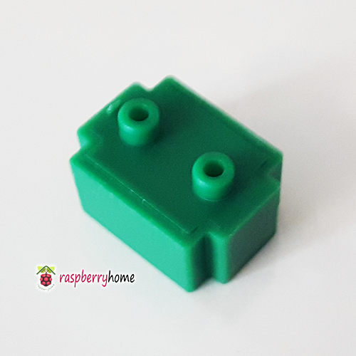 บอร์ดทดลองจิ๋ว 25 จุด สีเขียวแก่ Tiny breadboard ขนาด 2 ซ.ม. x 1.5 ซ.ม. x 1.2 ซ.ม.
