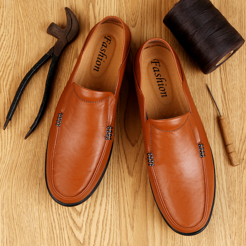 รองเท้าหนังผู้ชาย มีไซส์39-44 รองเท้าโลฟเฟอร์ชาย Slip-On Shoes มีขนาด39-44