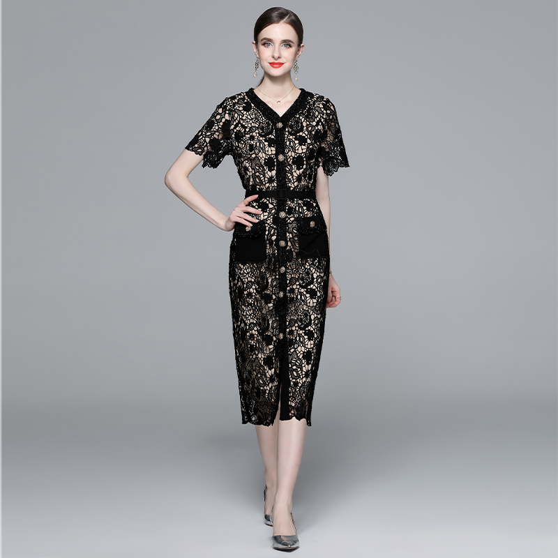 ชุดเดรสยาวสวยๆ ชุดเดรสยาวใส่สบาย ใส่ทำงาน มีขนาดS M L XL 2XL