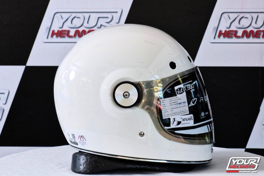 หมวกกันน็อค ID HELMETS รุ่น ROCKET WHITE PLAIN