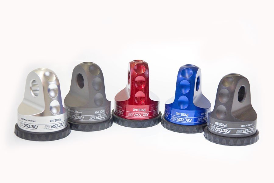 หัวคล้องเชือกวินซ์และปลายสลิง (factor prolink) (Titanium, Ti) ผลิตจากไทเทเนี่ยม