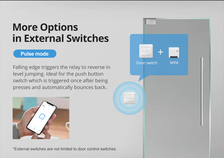 สมาร์ทสวิทช์ไร้สาย Sonoff ฺMini - สั่งผ่านมือถือ WiFi Smart Switch for Smart Home (อับโหลดโปรแกรมใหม่ได้)