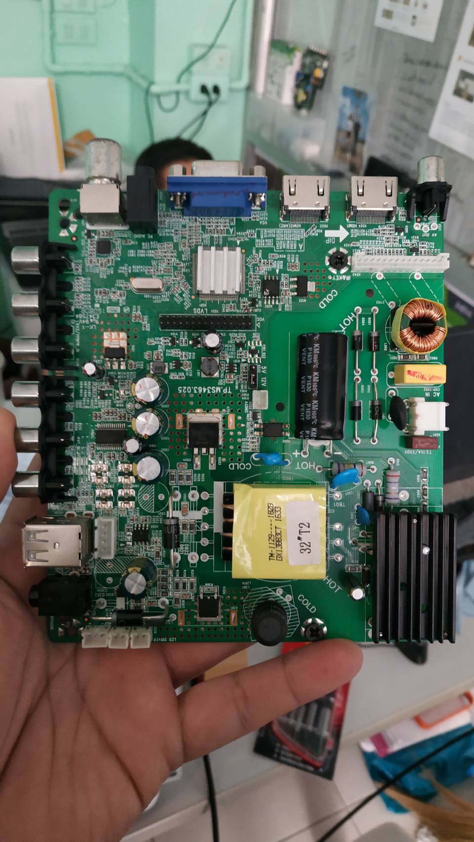 Main Board Family LED32D-T2 Replacement Parts มีรีโมท เมนูภาษาไทย (P801)