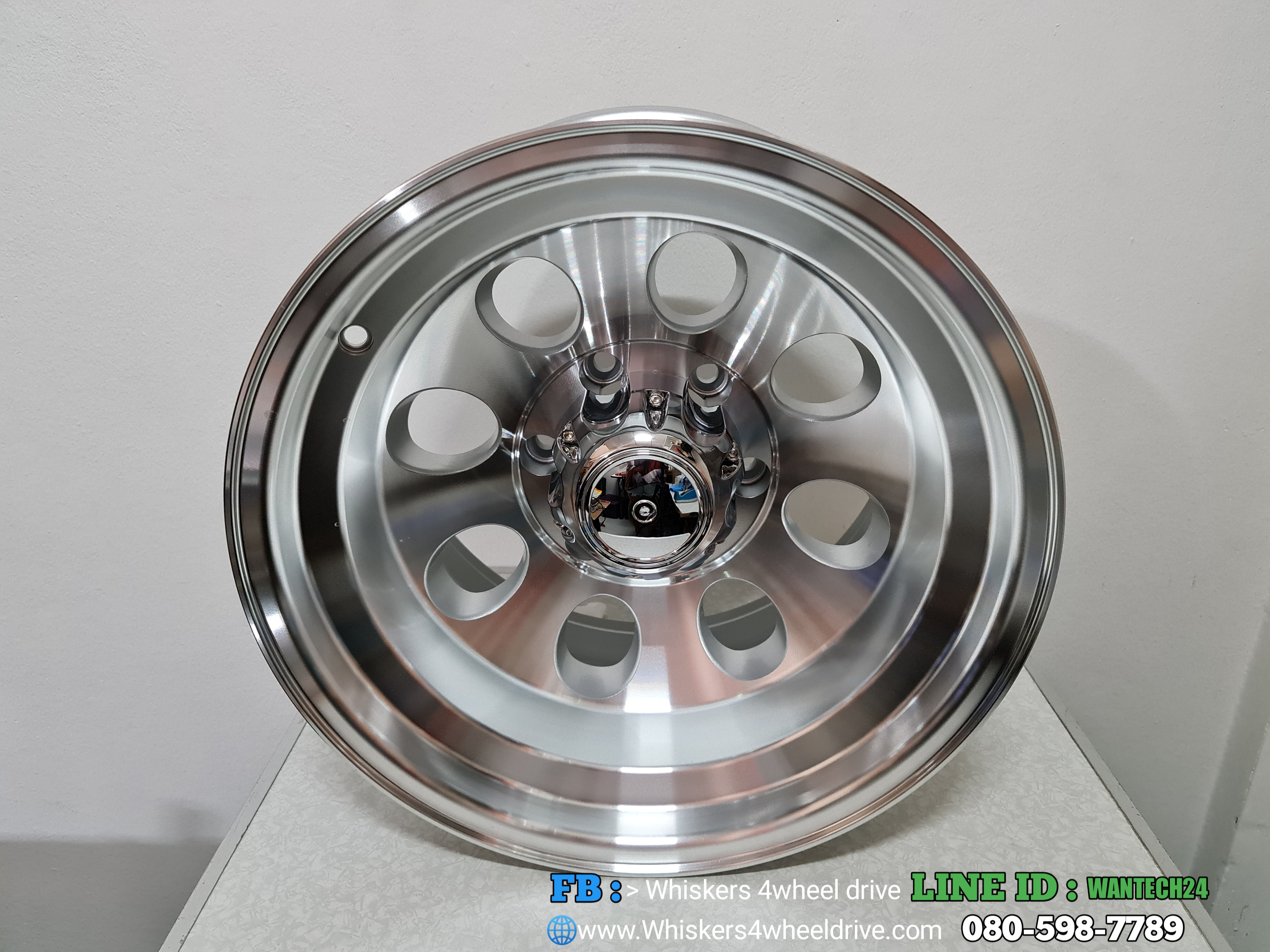 ล้อแม็กซ์ ปัดเงา หยดน้ำ 16×10"-40 6/139.7 💢