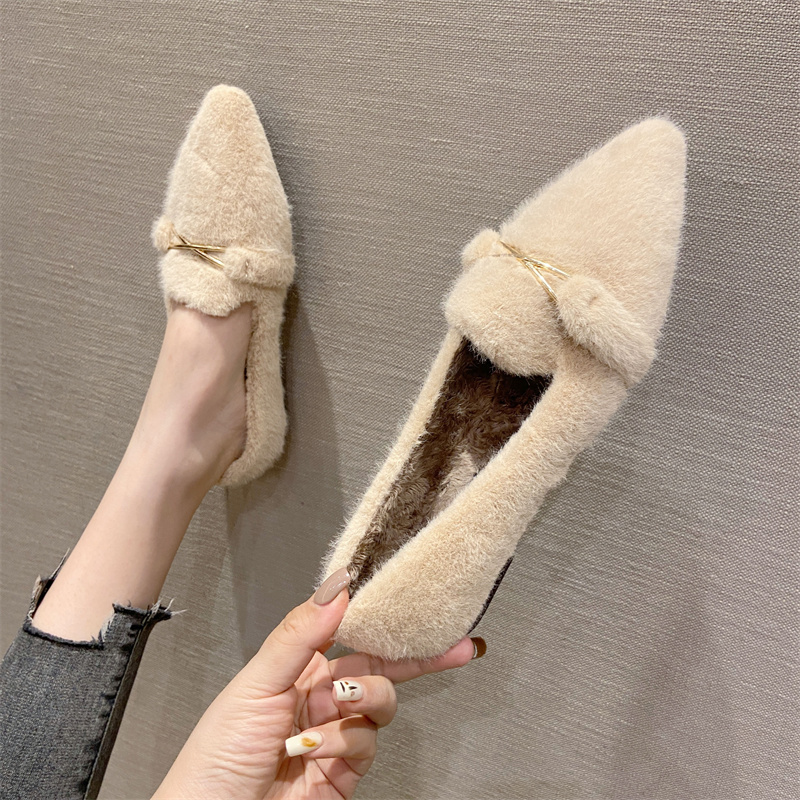 รองเท้าคัทชูผู้หญิงส้นเตี้ย ใส่สบาย มีขนาด35-40