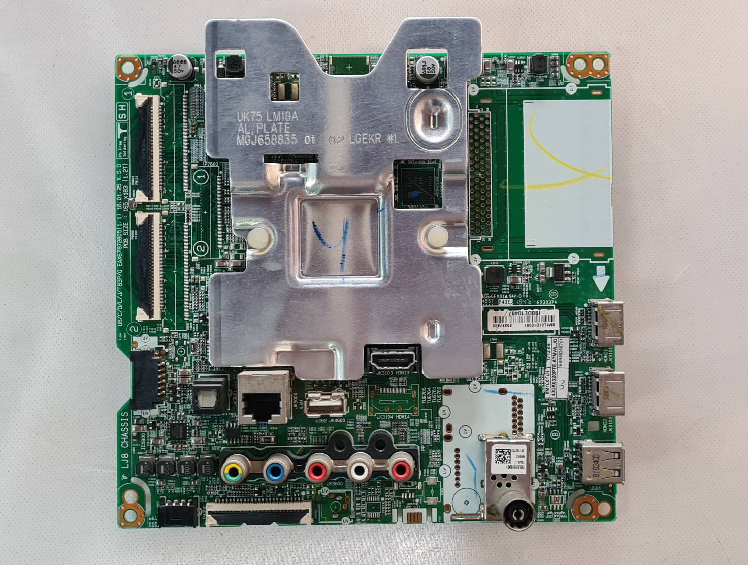 Main Board LG 43UK6320PTE : 43UK6300PTE สายแพนอก (แพเล็ก)
