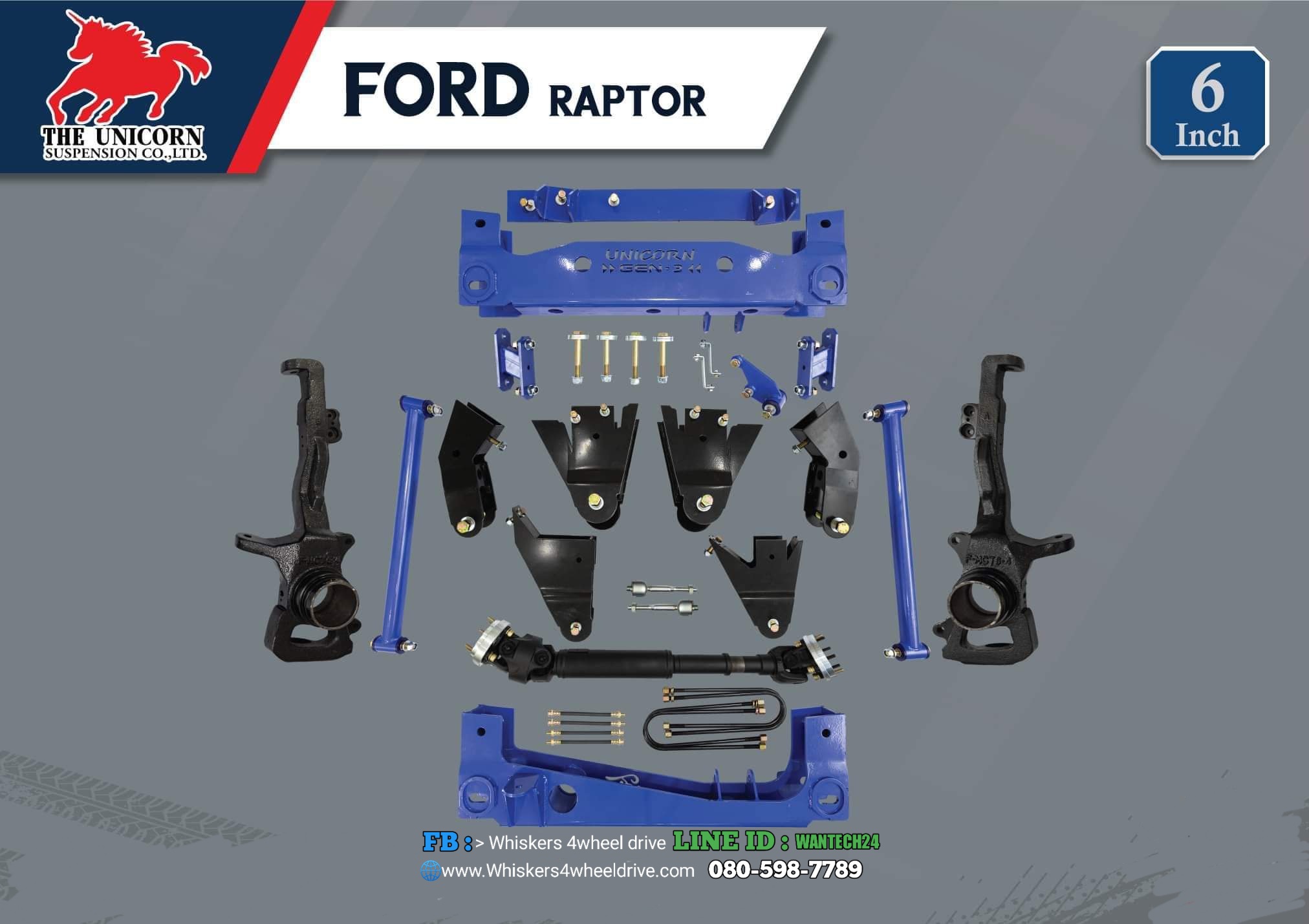 6" FORD RAPTOR 4x4