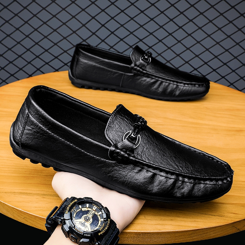 รองเท้าหนังผู้ชาย มีไซส์39-44 รองเท้าโลฟเฟอร์ชาย Slip-On Shoes มีขนาด39-44