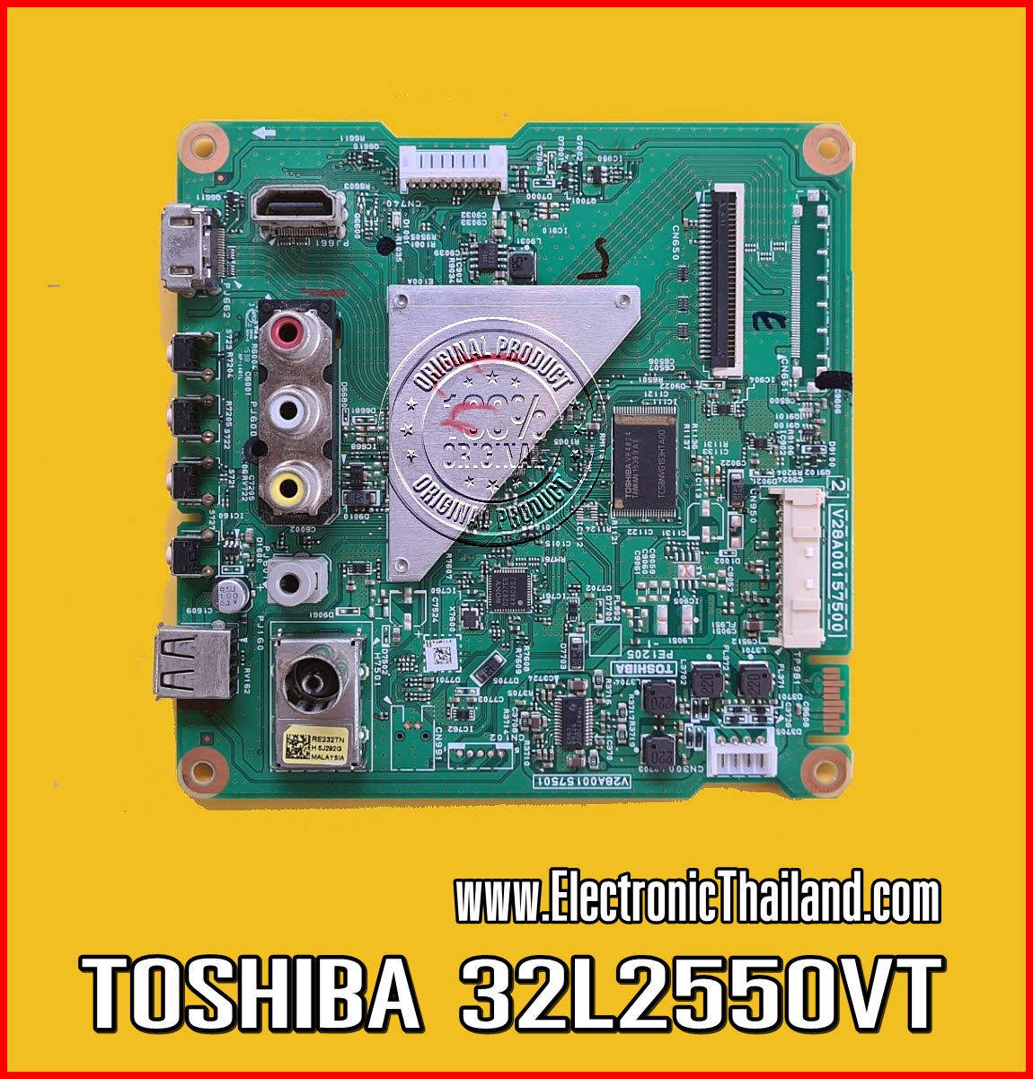 Main Board TOSHIBA 32L2550VT V28A00157500, V28A00157501