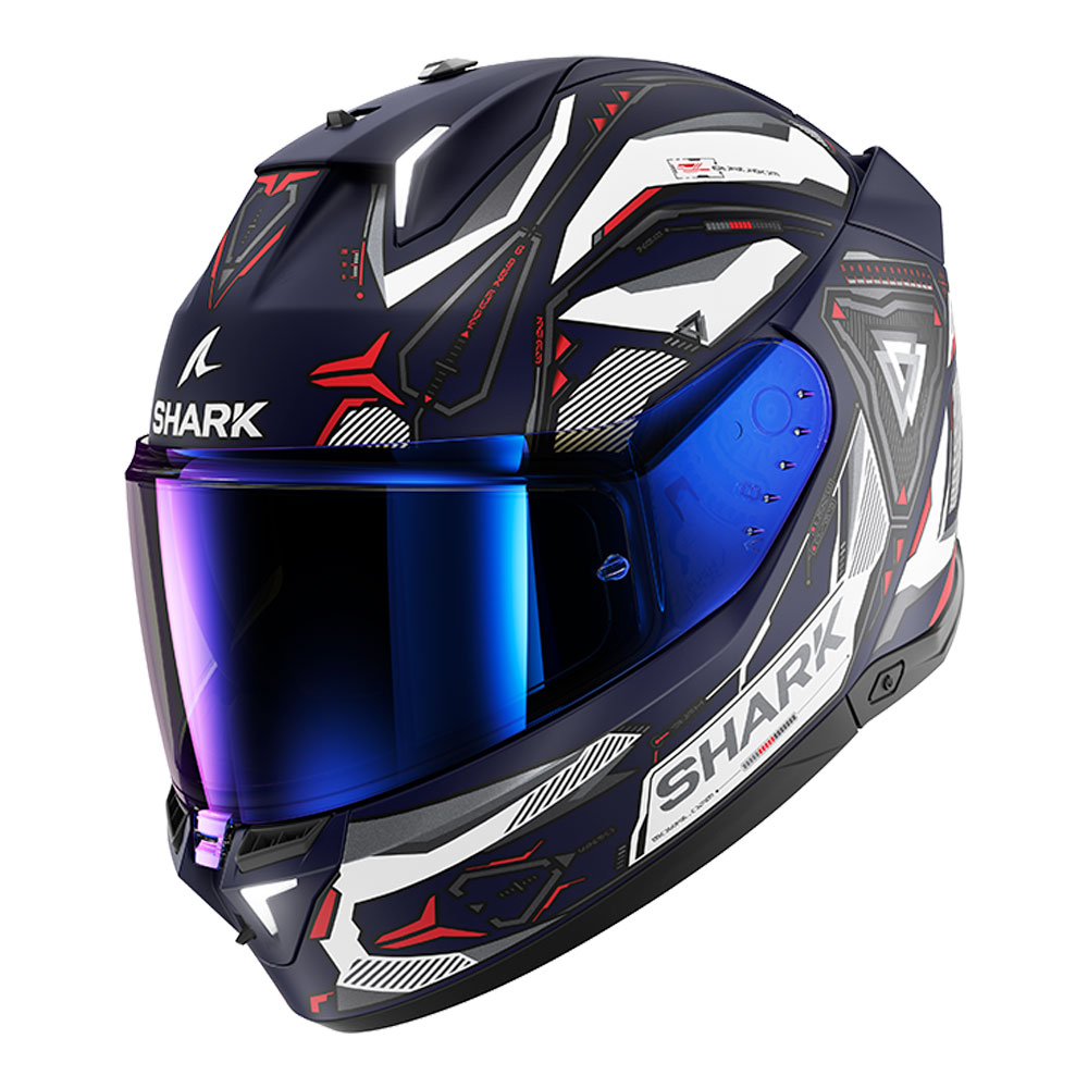 หมวกกันน็อค SHARK HELMETS รุ่น SKWALI 3 LINIK MAT (BWR)