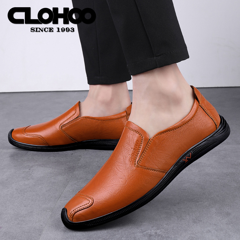 รองเท้าหนังผู้ชาย มีไซส์39-44 รองเท้าโลฟเฟอร์ชาย Slip-On Shoes มีขนาด39-44