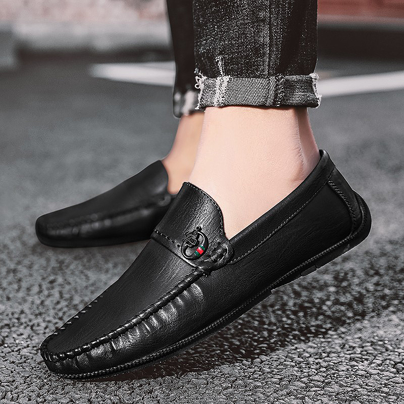 รองเท้าหนังผู้ชาย มีไซส์39-44 รองเท้าโลฟเฟอร์ชาย Slip-On Shoes มีขนาด39-44