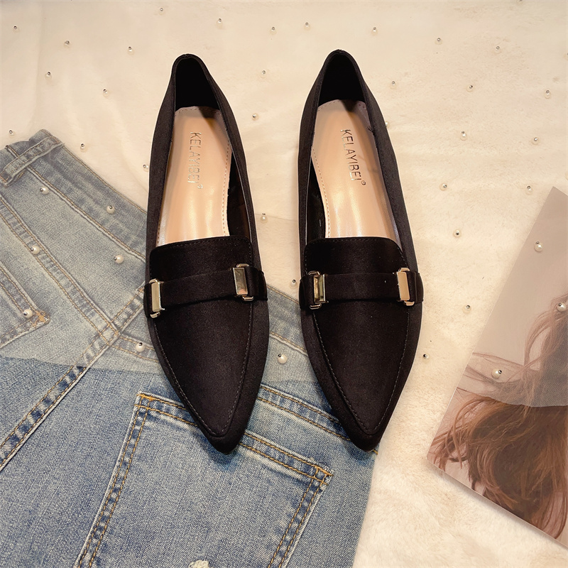 รองเท้าคัทชูผู้หญิงส้นเตี้ย ใส่สบาย มีขนาด35-40
