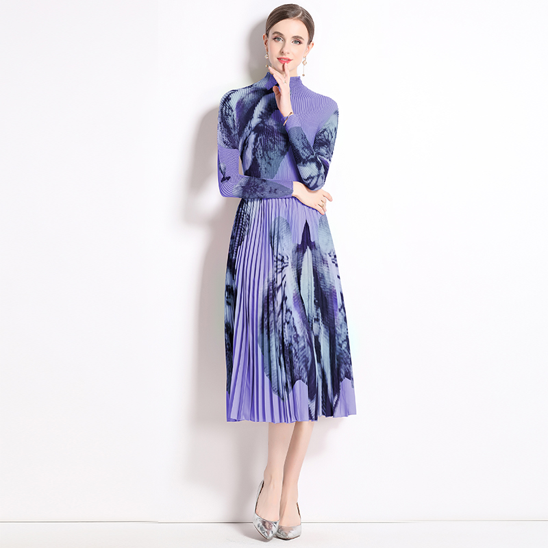 ชุดเดรสยาวสวยๆ ชุดเดรสยาวใส่สบาย ใส่ทำงาน มีขนาดS M L XL 2XL