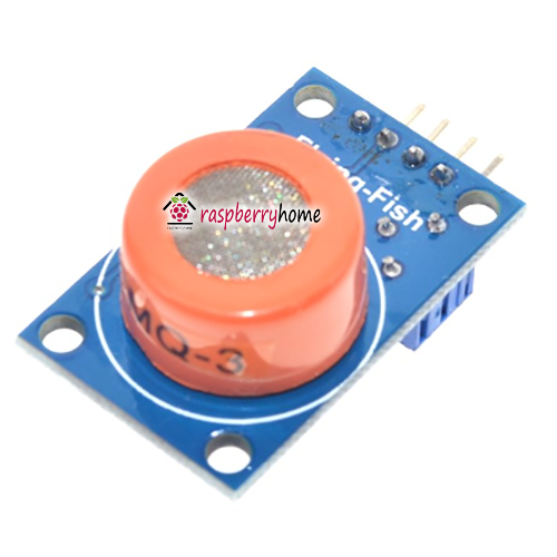 โมดูลเซนเซอร์ตรวจจับแก๊ส MQ-3 Alcohol Ethanol Sensor Module Breathalyser Gas Checker Breath Detector