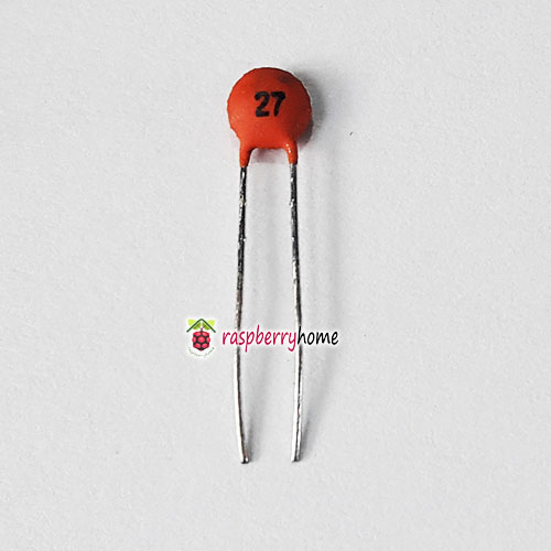 27 pF 50V เซรามิคคาปาซิเตอร์ Ceramic Capacitor จำนวน 5 ตัว