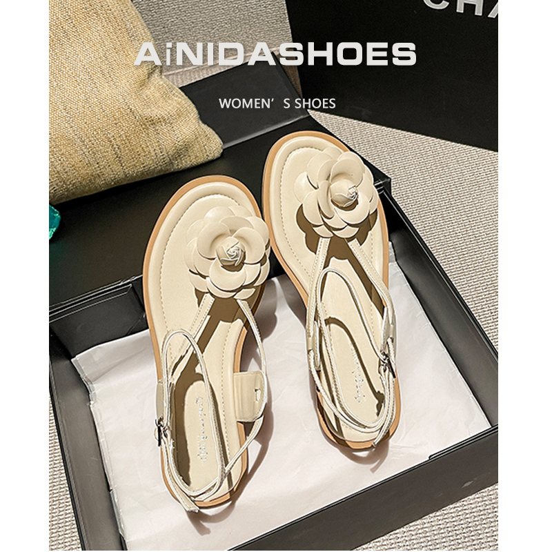 รองเท้าแตะผู้หญิงส้นเตี้ย ใส่สบาย มีขนาด35-43