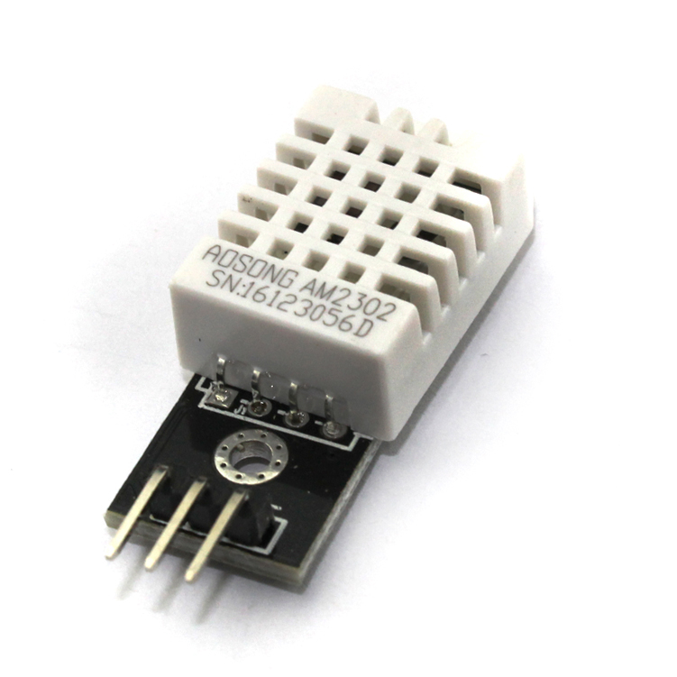 เซนเซอร์วัดอุณหภูมิและความชื้น แม่นยำสูง DHT22 digital temperature and humidity sensor module AM2302 มีตัวต้านทานในตัว พร้อมสายจั้มเปอร์