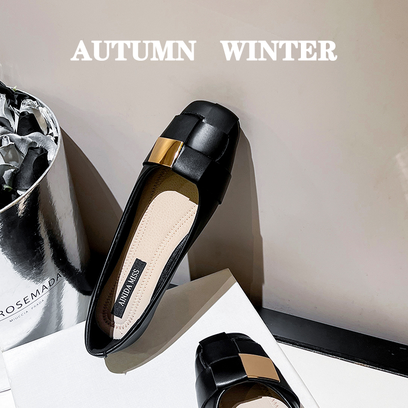 รองเท้าคัทชูผู้หญิงส้นเตี้ย ใส่สบาย มีขนาด35-43