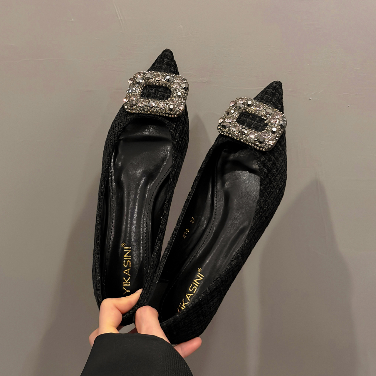 รองเท้าคัทชูผู้หญิงส้นเตี้ย ใส่สบาย มีขนาด35-40