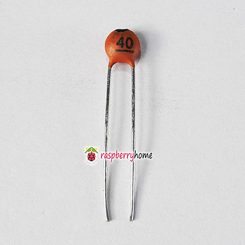 40 pF 50V เซรามิคคาปาซิเตอร์ Ceramic Capacitor จำนวน 5 ตัว
