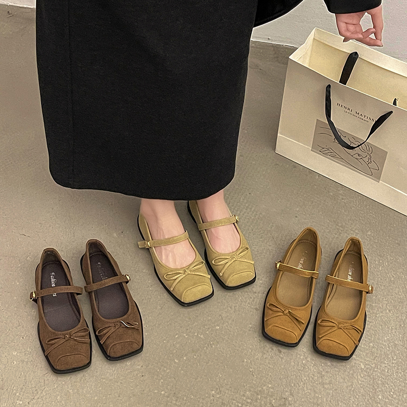 รองเท้าคัทชูผู้หญิงส้นเตี้ย ใส่สบาย มีขนาด35-40