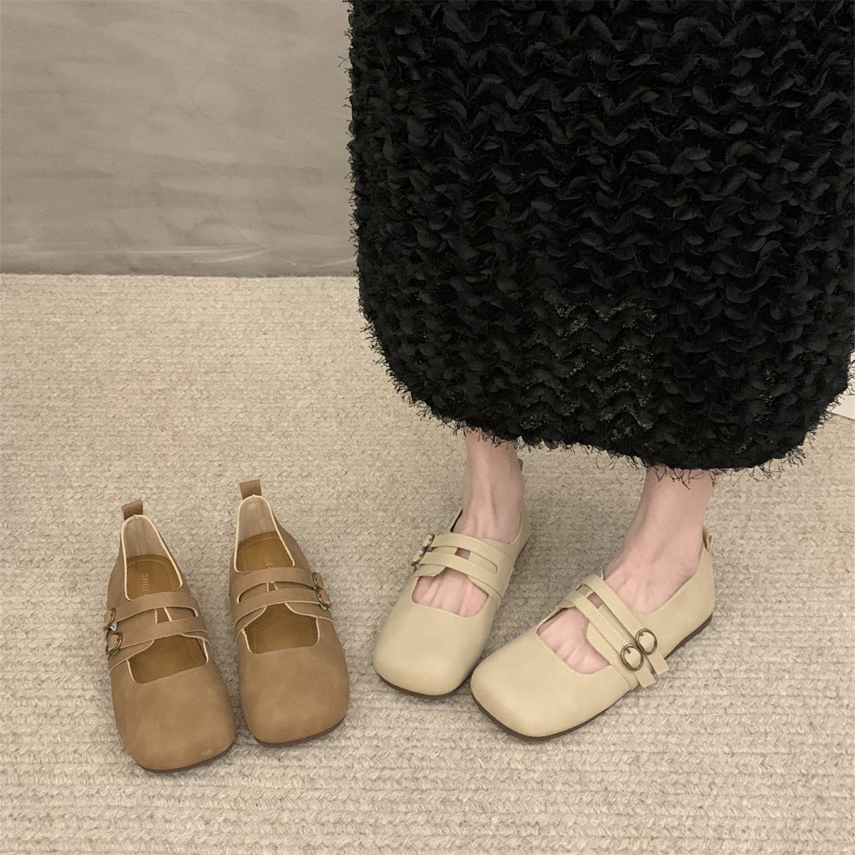 รองเท้าคัทชูผู้หญิงส้นเตี้ย ใส่สบาย มีขนาด35-43