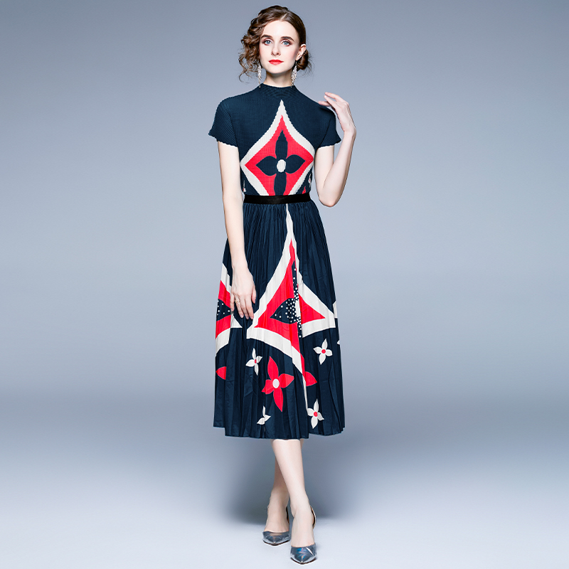 ชุดเดรสยาวสวยๆ ชุดเดรสยาวใส่สบาย ใส่ทำงาน มีขนาดS M L XL 2XL