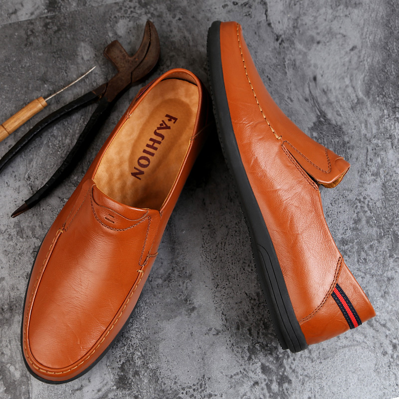 รองเท้าหนังผู้ชาย มีไซส์39-44 รองเท้าโลฟเฟอร์ชาย Slip-On Shoes มีขนาด39-44